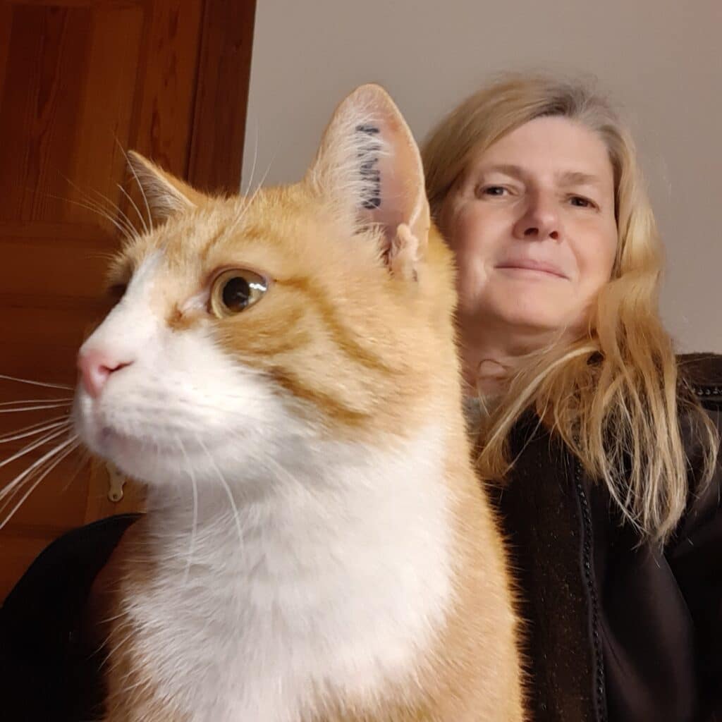 Maria Gullestrup med Bobkat